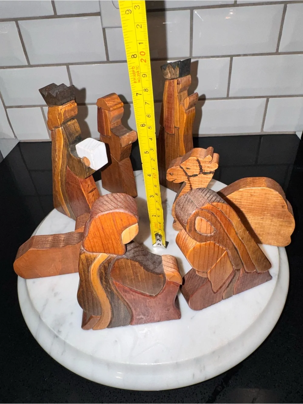 Handcrafted Wooden Nativity Set